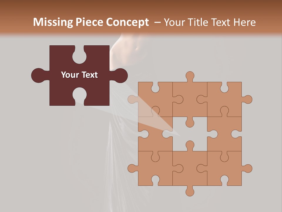 Slim Erotic Body PowerPoint Template