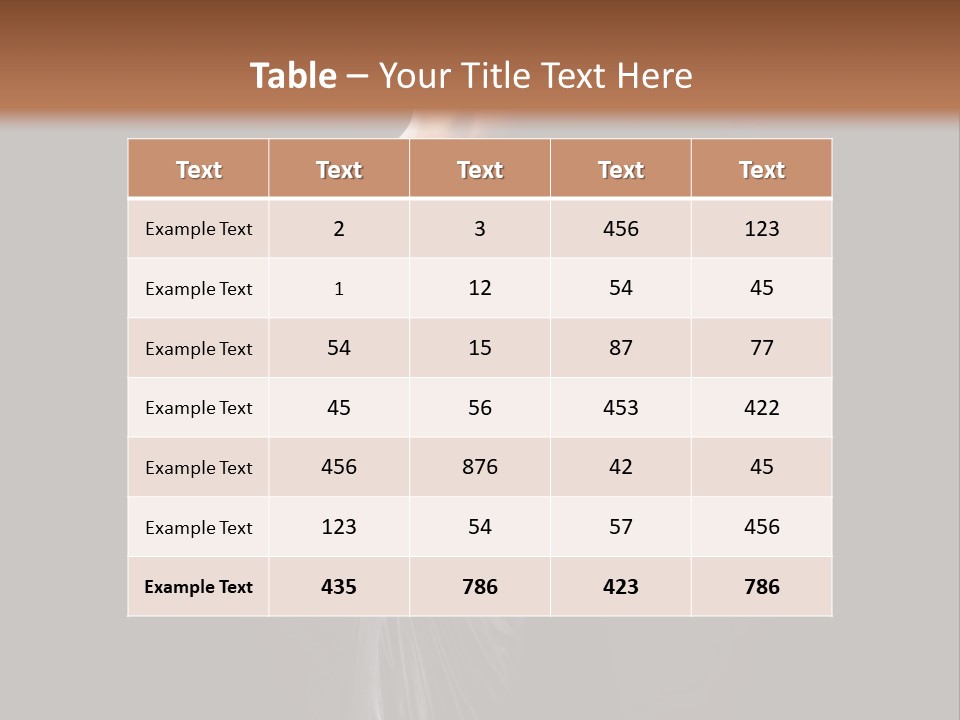 Slim Erotic Body PowerPoint Template