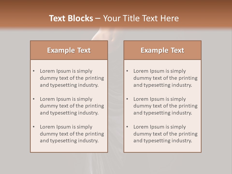 Slim Erotic Body PowerPoint Template