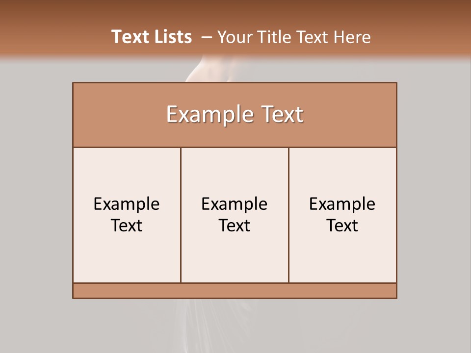 Slim Erotic Body PowerPoint Template