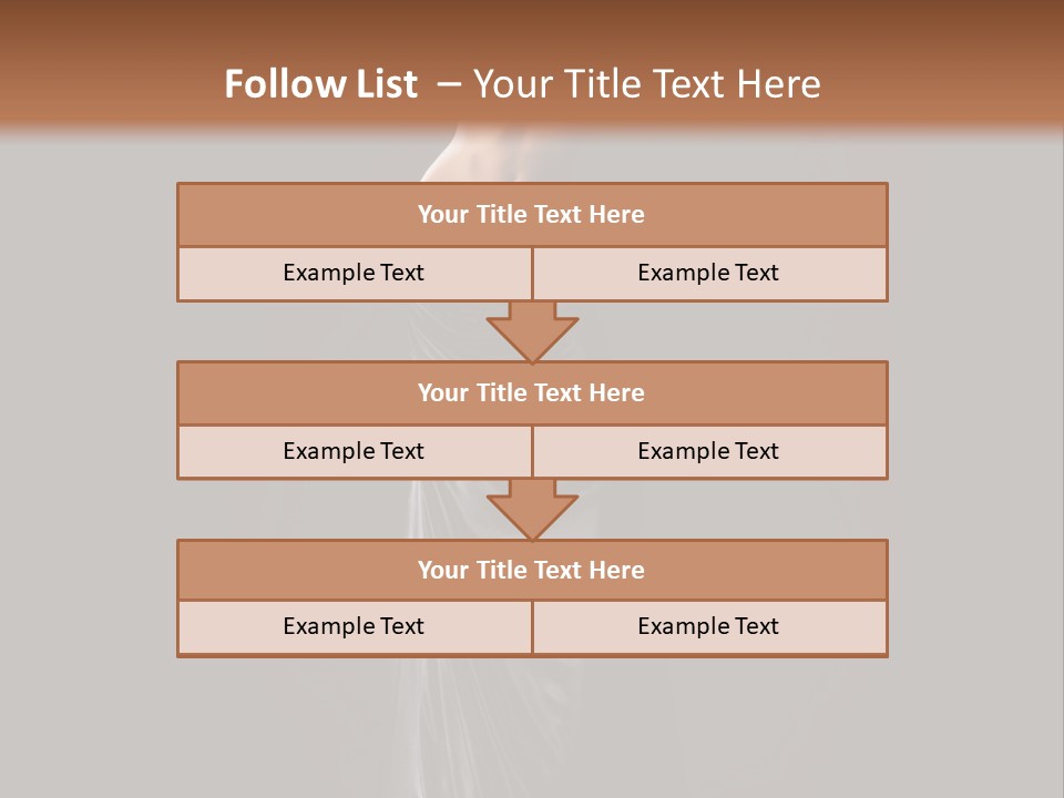 Slim Erotic Body PowerPoint Template
