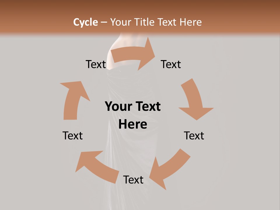 Slim Erotic Body PowerPoint Template