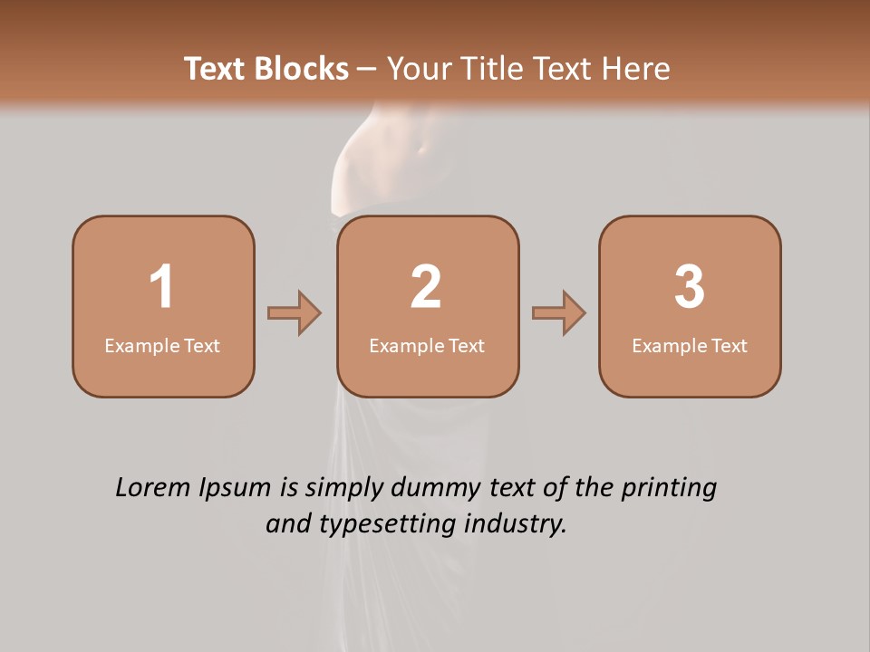 Slim Erotic Body PowerPoint Template