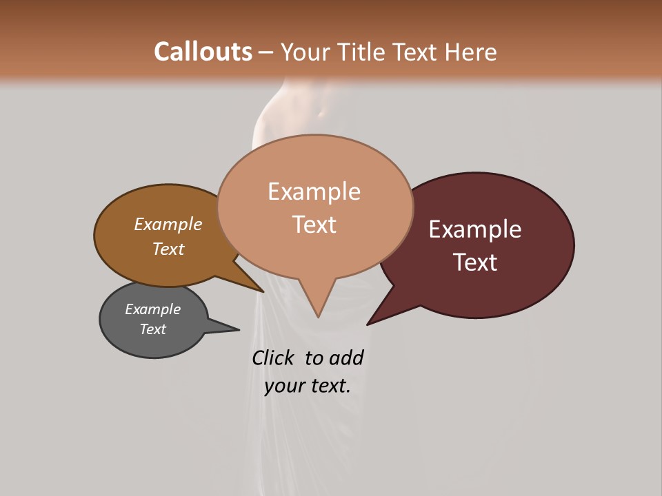 Slim Erotic Body PowerPoint Template