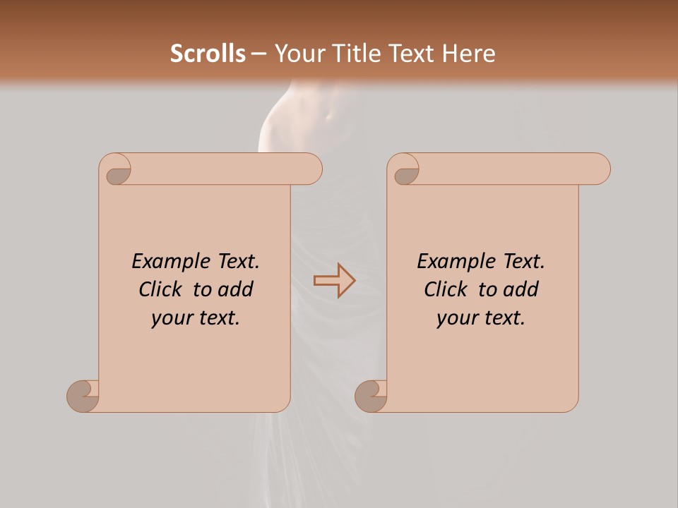 Slim Erotic Body PowerPoint Template