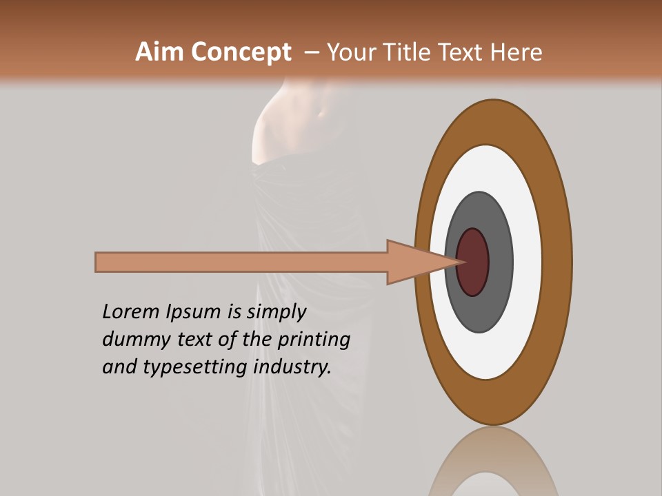 Slim Erotic Body PowerPoint Template