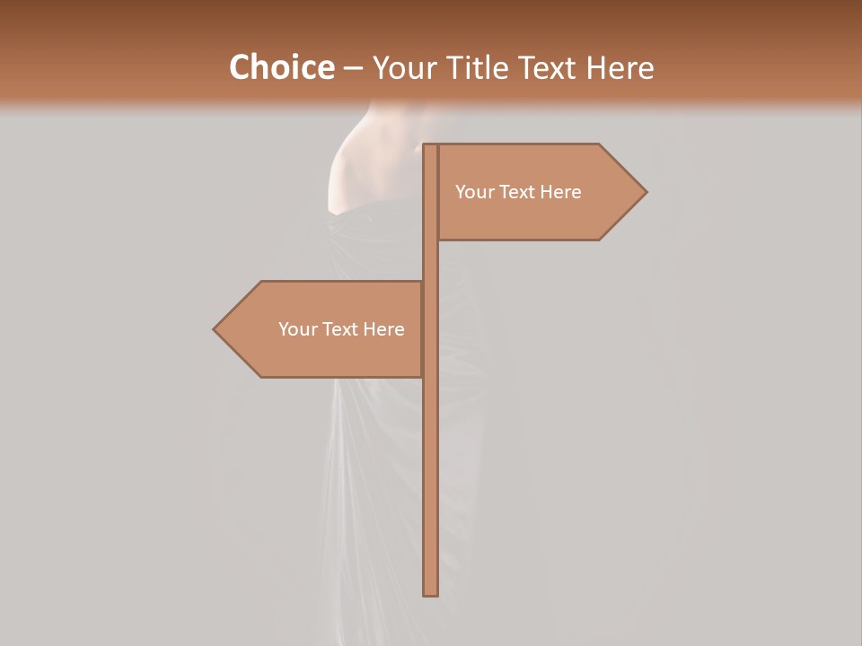 Slim Erotic Body PowerPoint Template