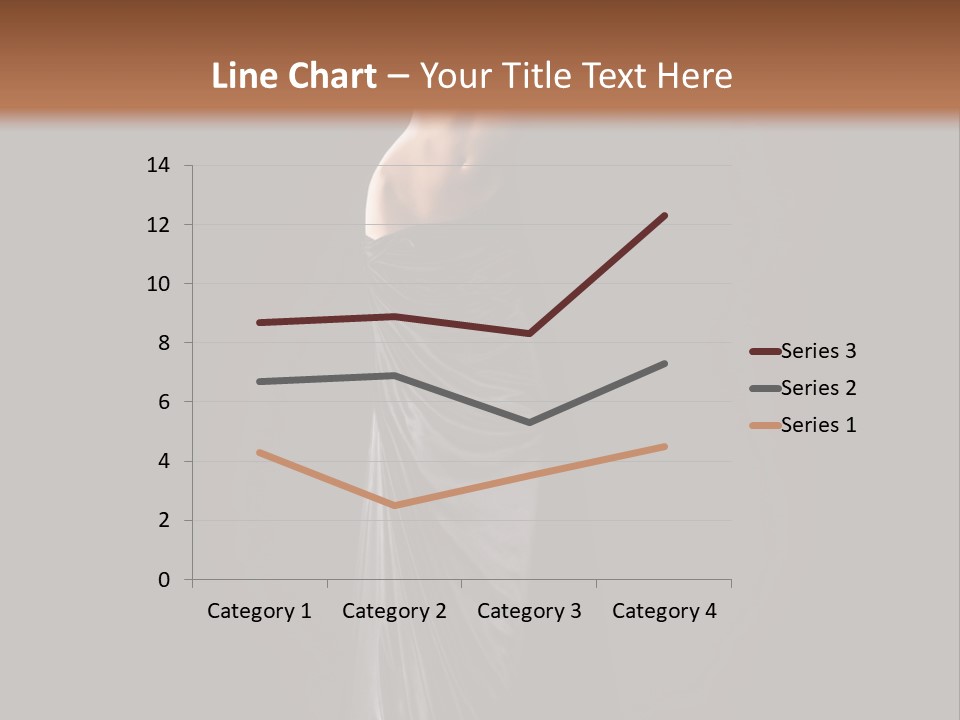 Slim Erotic Body PowerPoint Template