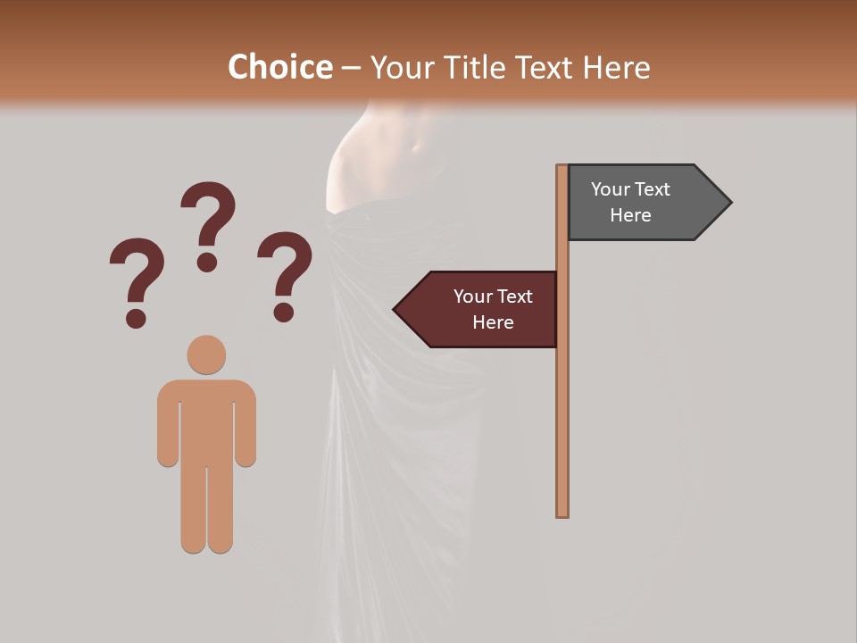 Slim Erotic Body PowerPoint Template