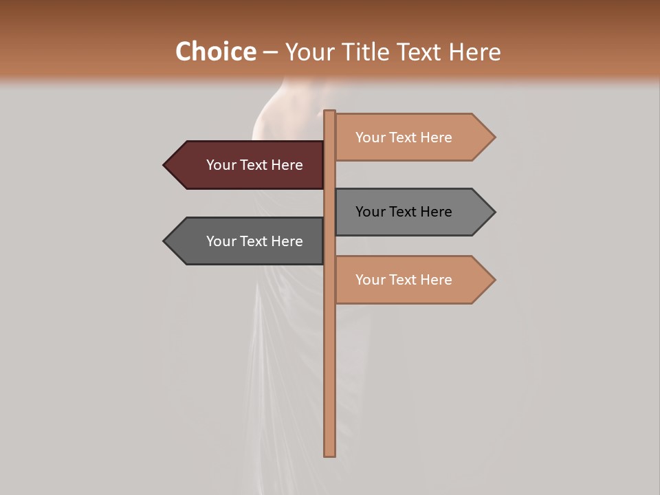 Slim Erotic Body PowerPoint Template