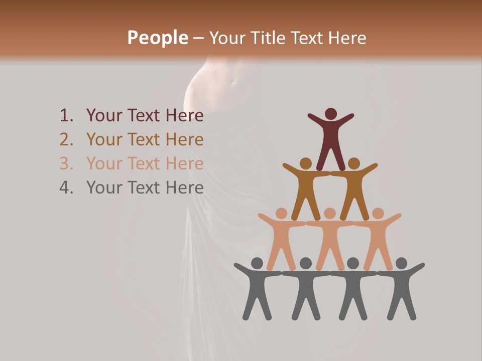 Slim Erotic Body PowerPoint Template