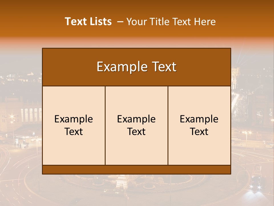 Landmark Spanish House PowerPoint Template
