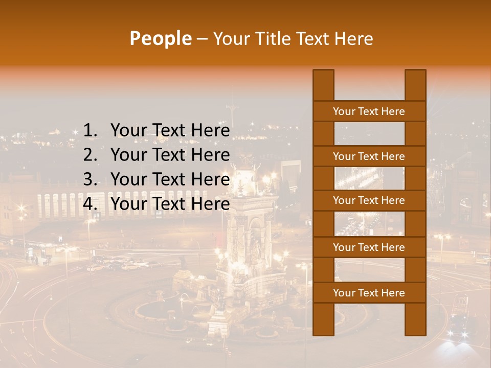 Landmark Spanish House PowerPoint Template