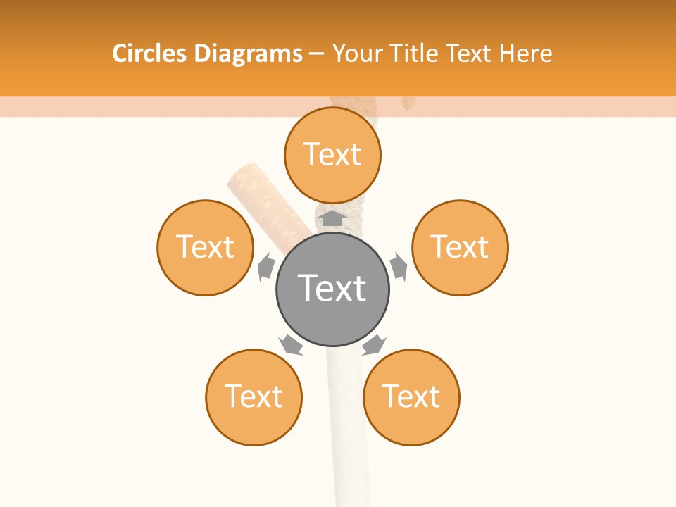 Tobacco Medicine Cancer PowerPoint Template