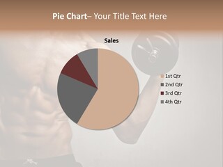 Masculine Beautiful Body Building PowerPoint Template