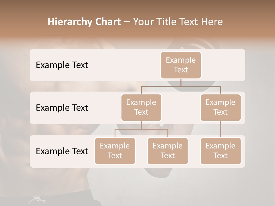 Masculine Beautiful Body Building PowerPoint Template