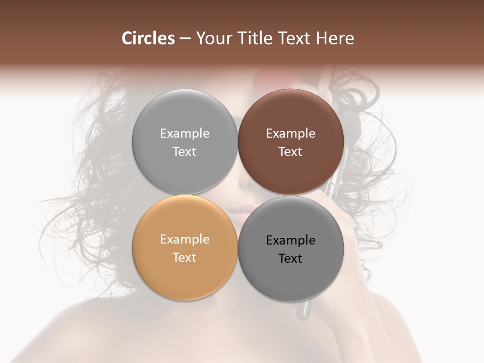 Eyes Face White PowerPoint Template