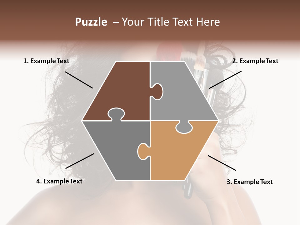 Eyes Face White PowerPoint Template