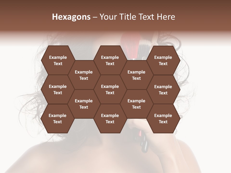 Eyes Face White PowerPoint Template