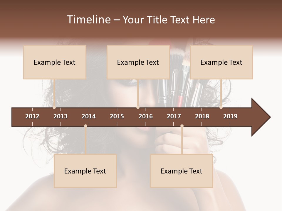 Eyes Face White PowerPoint Template