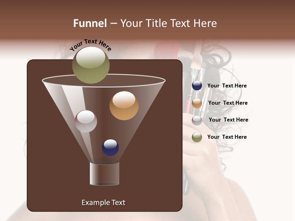 Eyes Face White PowerPoint Template