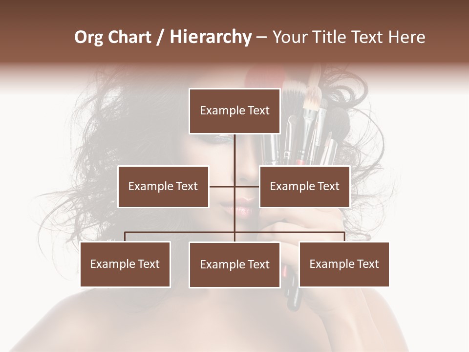 Eyes Face White PowerPoint Template