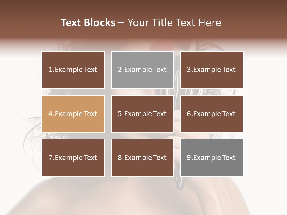 Eyes Face White PowerPoint Template