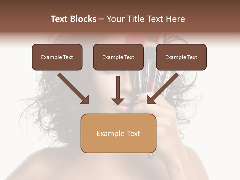 Eyes Face White PowerPoint Template