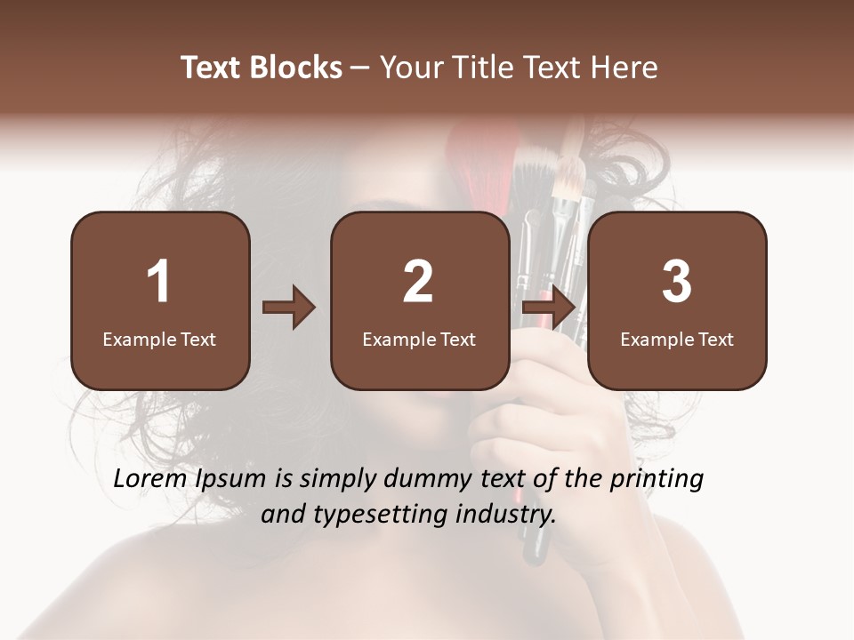 Eyes Face White PowerPoint Template