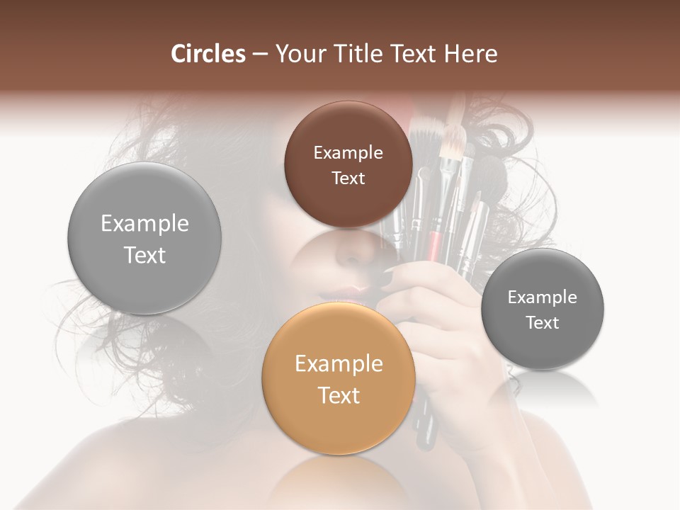 Eyes Face White PowerPoint Template