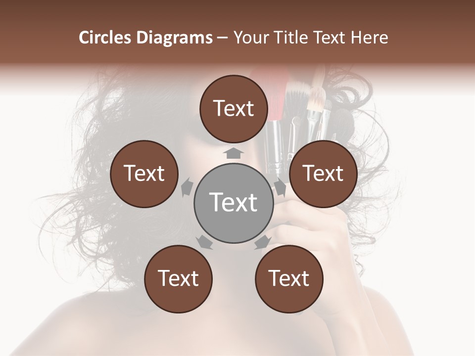 Eyes Face White PowerPoint Template