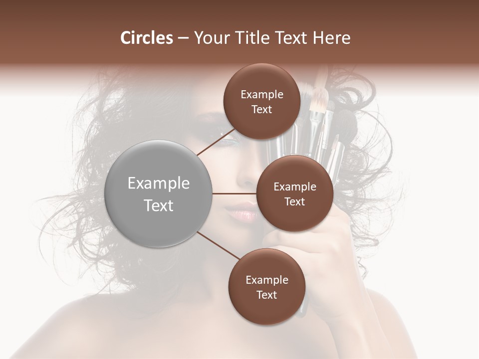 Eyes Face White PowerPoint Template