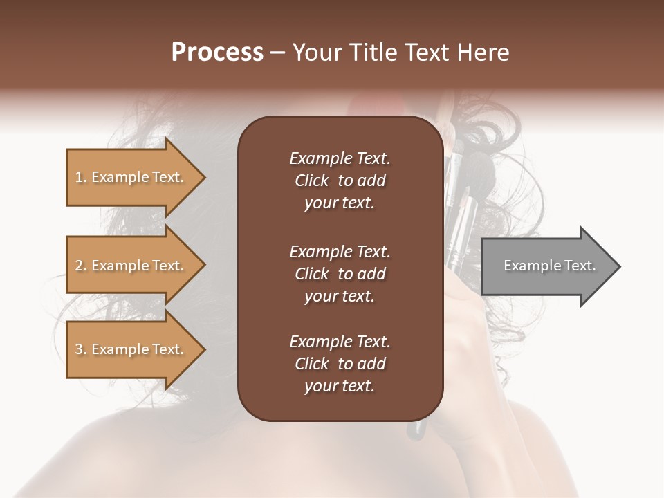 Eyes Face White PowerPoint Template