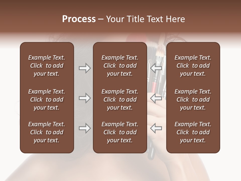 Eyes Face White PowerPoint Template