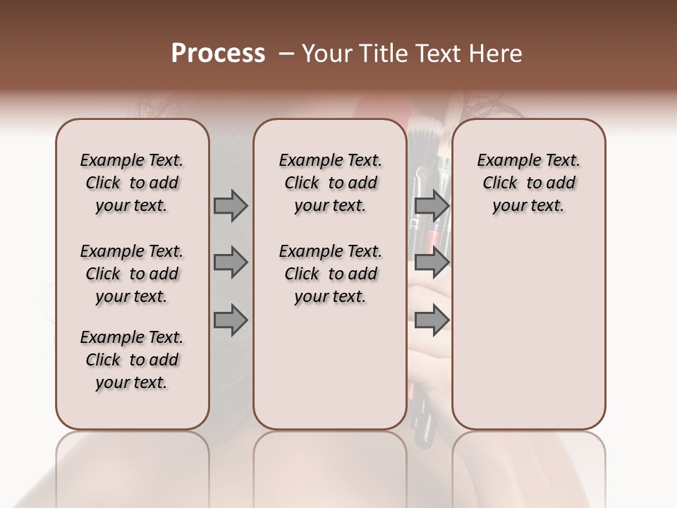 Eyes Face White PowerPoint Template