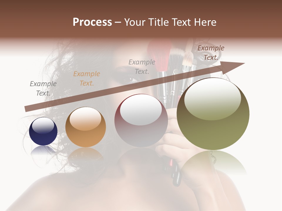 Eyes Face White PowerPoint Template