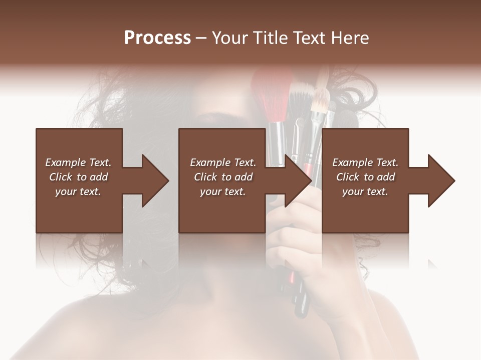 Eyes Face White PowerPoint Template