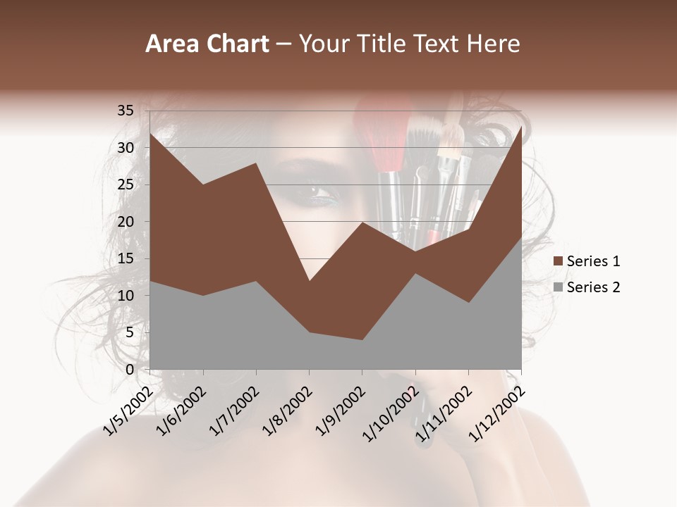 Eyes Face White PowerPoint Template