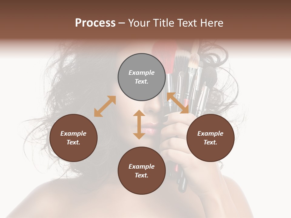 Eyes Face White PowerPoint Template