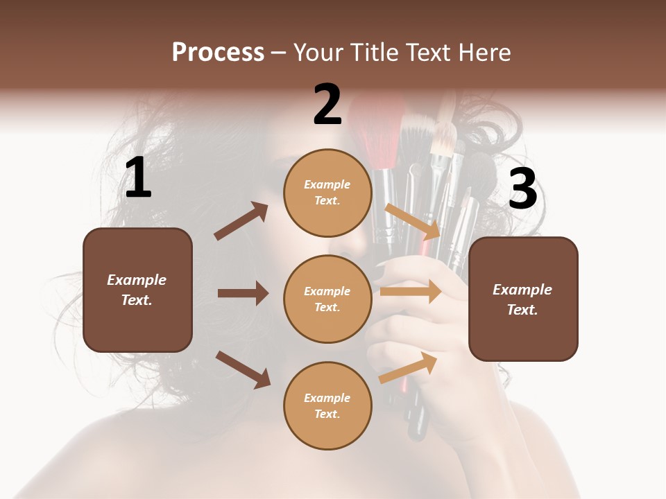 Eyes Face White PowerPoint Template