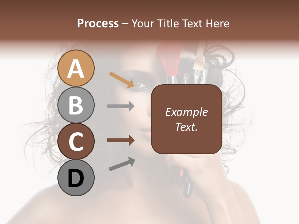 Eyes Face White PowerPoint Template