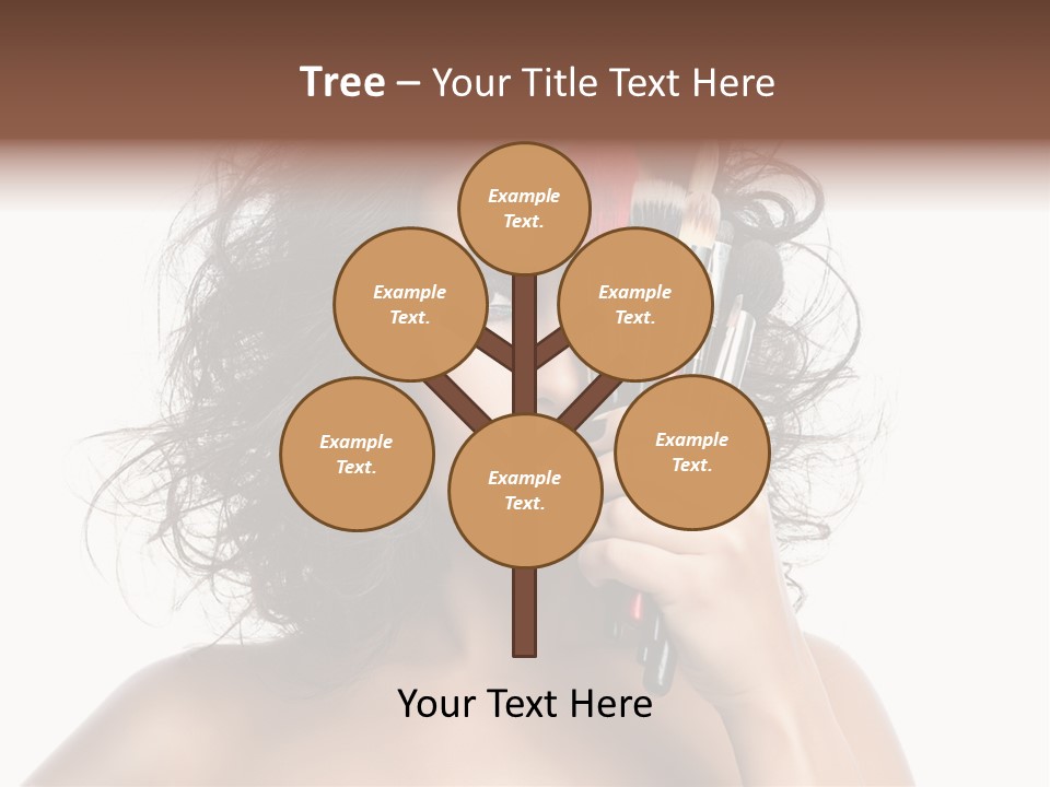 Eyes Face White PowerPoint Template