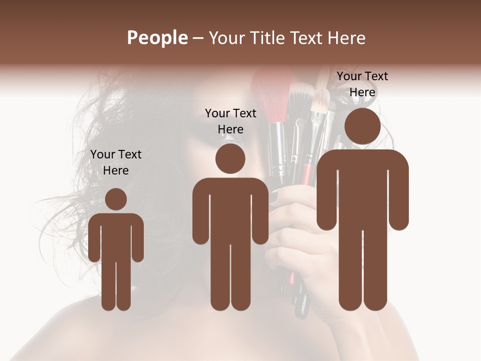 Eyes Face White PowerPoint Template