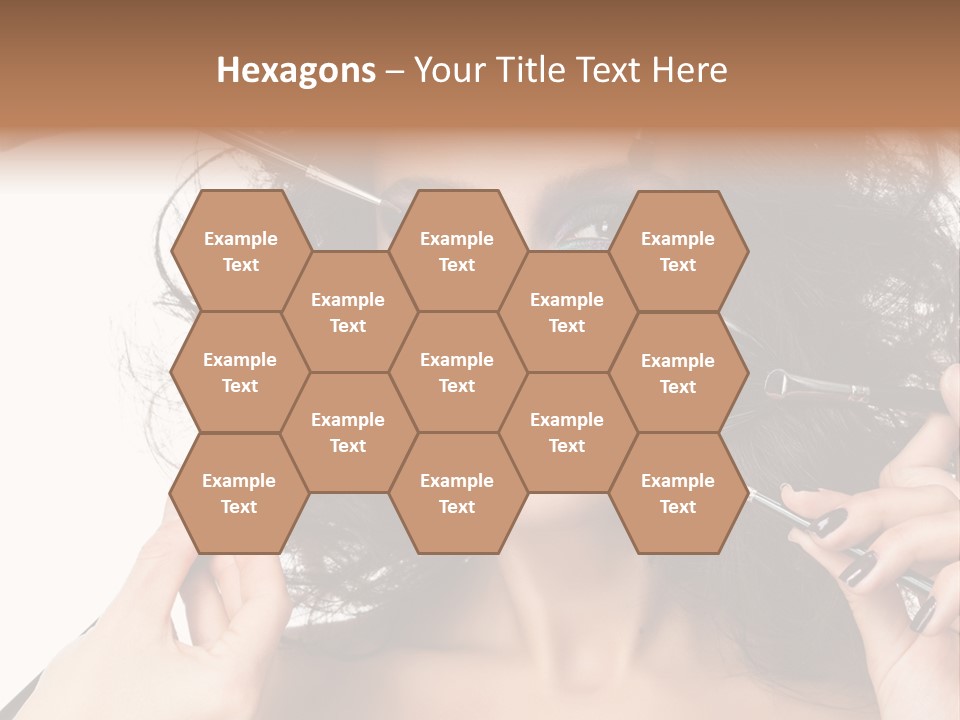 Brushes Pretty Isolated On White PowerPoint Template