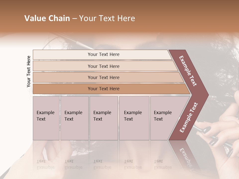 Brushes Pretty Isolated On White PowerPoint Template