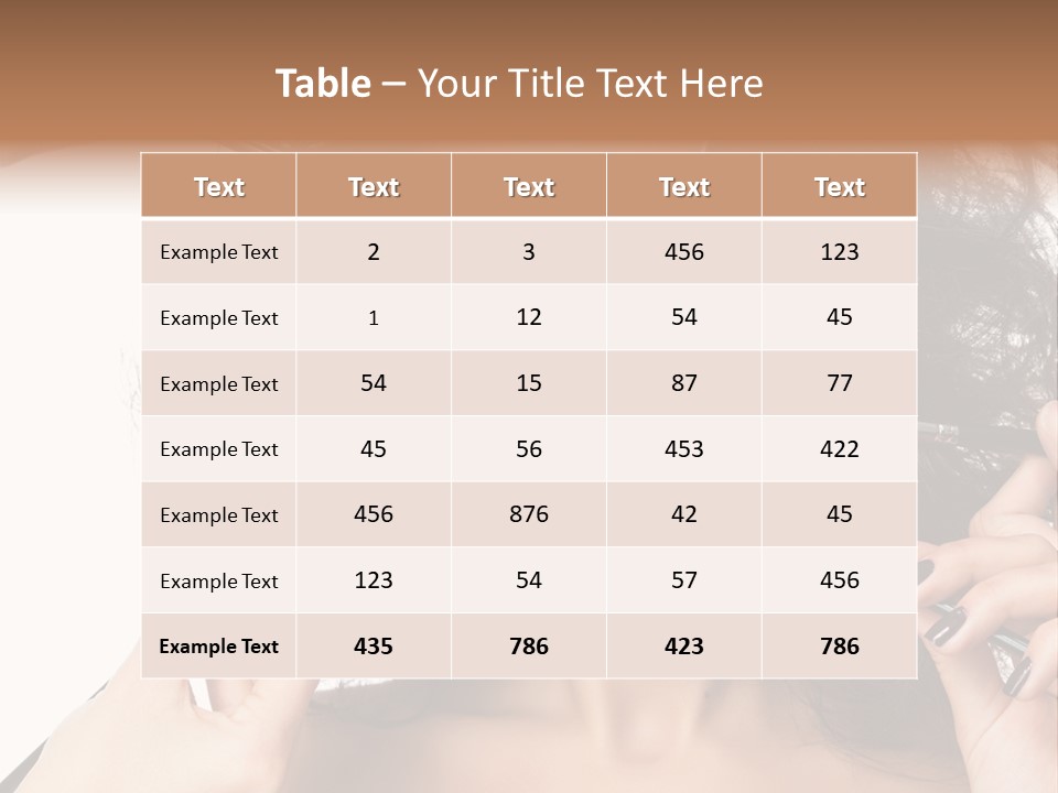 Brushes Pretty Isolated On White PowerPoint Template
