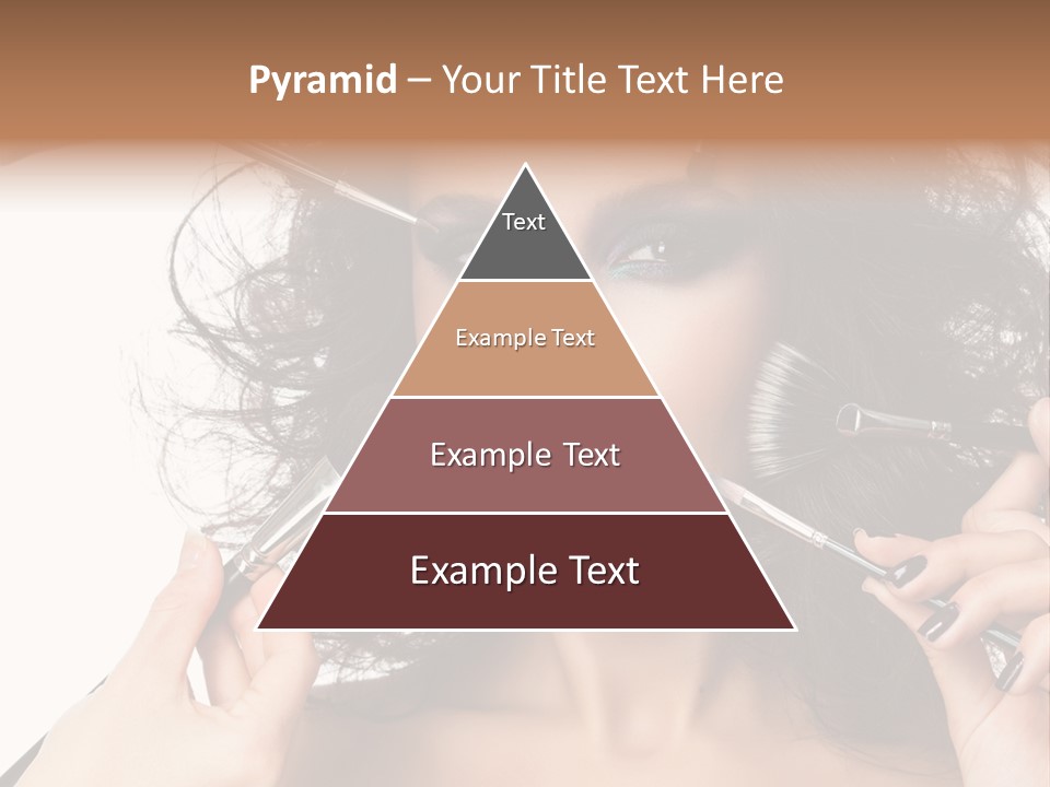 Brushes Pretty Isolated On White PowerPoint Template