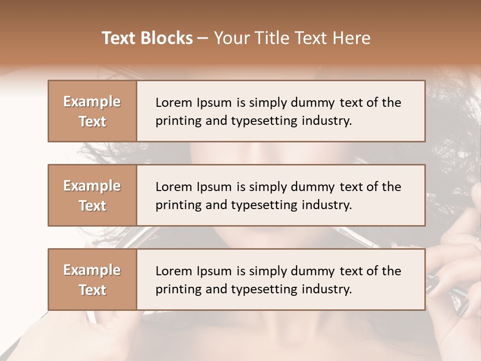 Brushes Pretty Isolated On White PowerPoint Template