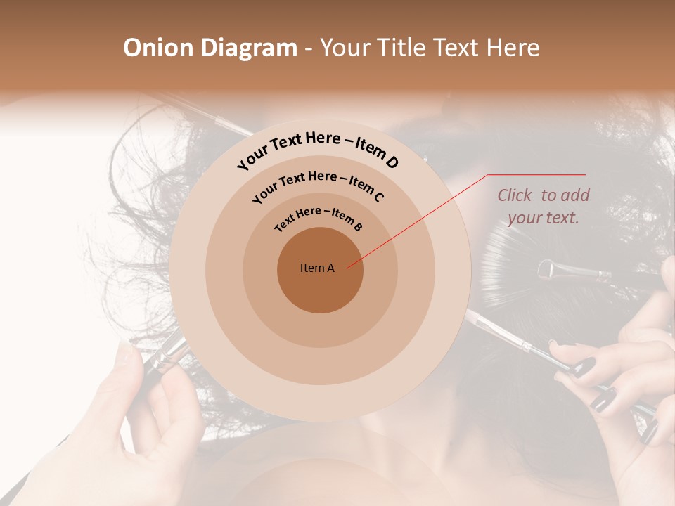 Brushes Pretty Isolated On White PowerPoint Template