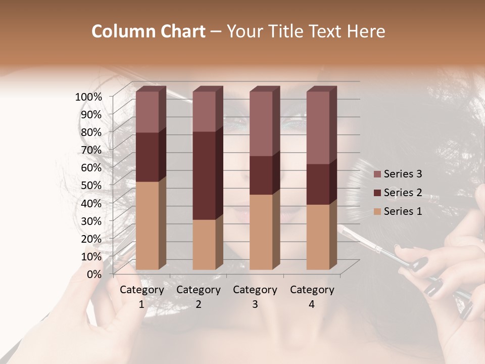 Brushes Pretty Isolated On White PowerPoint Template